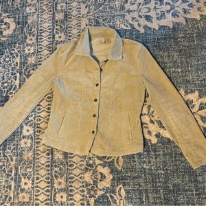STO Susquehanna Trail Outfitters Women’s Corduroy Jacket Tan Size Medium